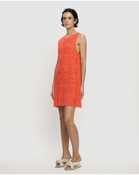 KIVARI - Brenna Crochet Mini Dress