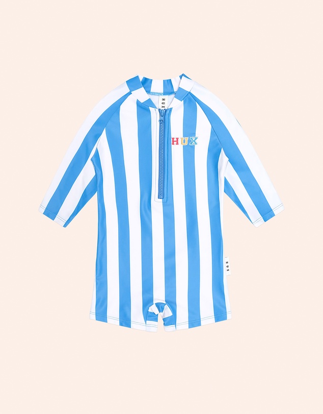 Huxbaby - Nautical Stripe Rashsuit - Babies-Kids