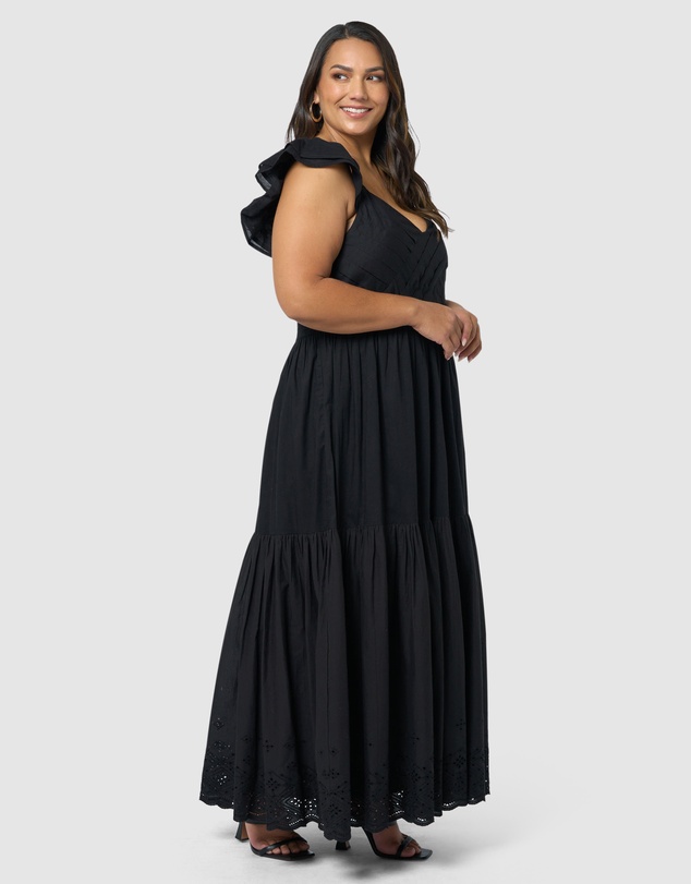 Something 4 Olivia - Georgie Broderie Maxi Dress