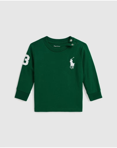 Polo Ralph Lauren - Big Pony Cotton Jersey Tee - ICONIC EXCLUSIVE - Babies