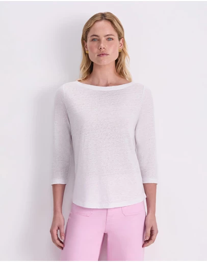 Sportscraft - Cecile Folded Linen Top