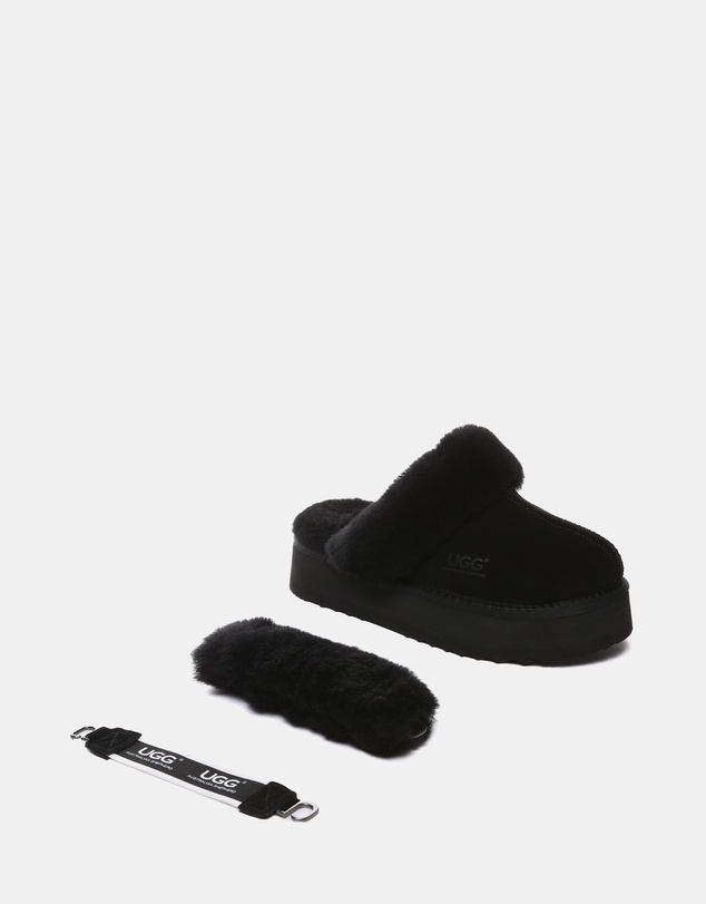 EVERAU - Australian Shepherd Ugg Musa Platform Cow Suede Upper House Shoes
