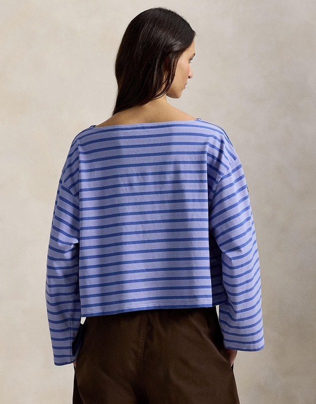 Polo Ralph Lauren - Striped Boatneck Mariner Tee - The ICONIC Exclusive
