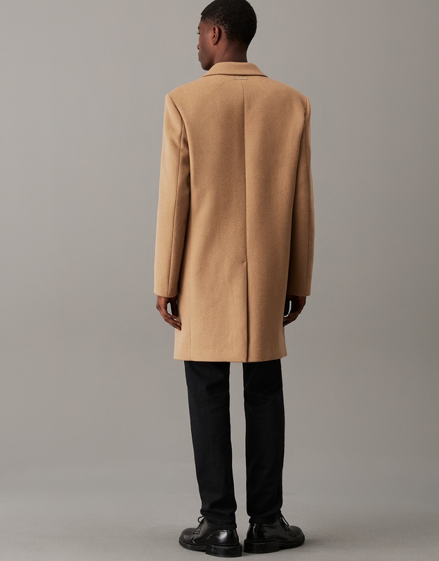 Calvin Klein - Slim Brushed Wool Coat