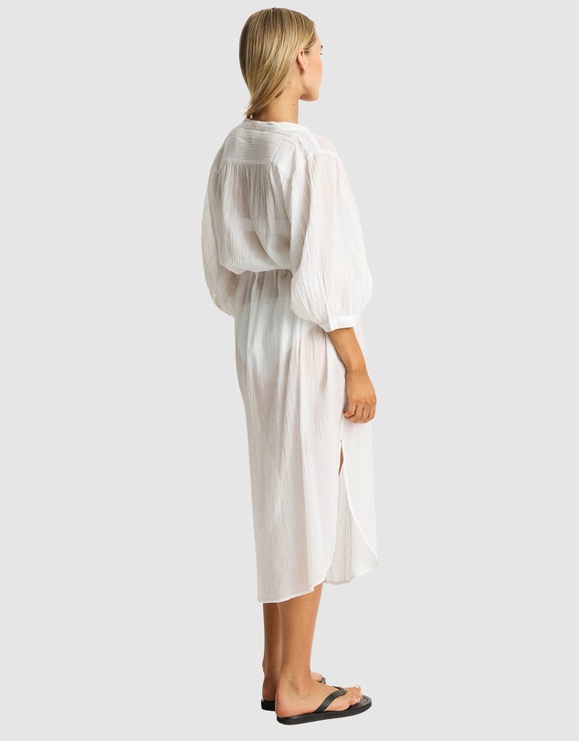 Sea Level Australia - Salt Boho Long Shirt Dress