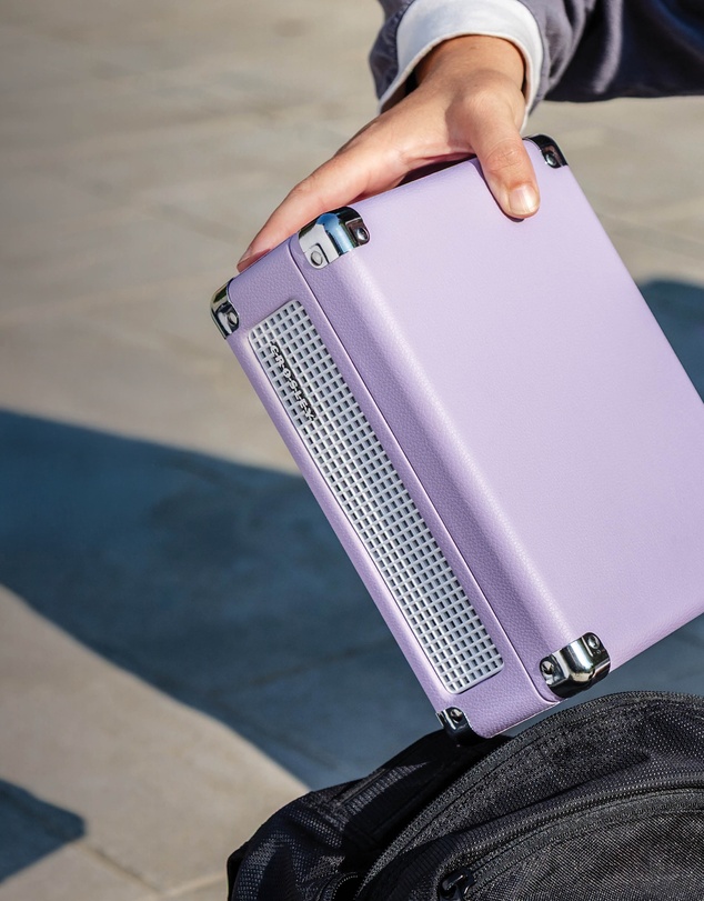 Crosley - Crosley Cruiser Portable Retro CD Player with Stereo Bluetooth Speakers, FM Radio - Lavender