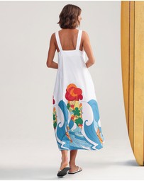 Binny - Hang Ten Midi Dress