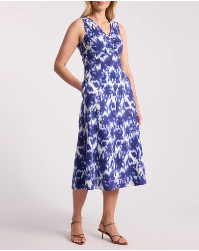 David Lawrence - Evelyn Stretch Linen Dress