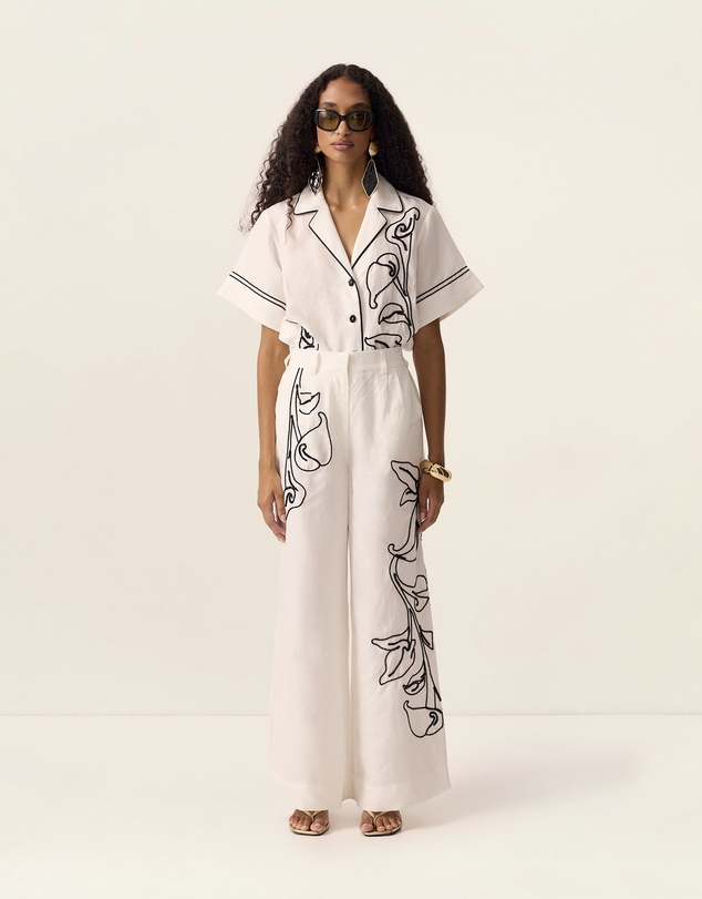 MOS The Label - Lily Embroidery Shirt