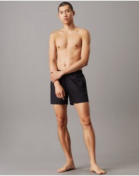 Calvin Klein - Logo Embroidery Medium Drawstring Swim Shorts