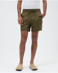 AERE - Euro Resort Linen Shorts