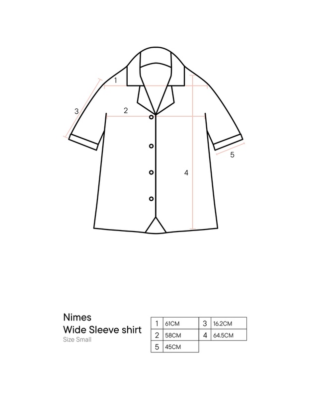 Linen House - Nimes Pure Linen Wide-Sleeved Shirt