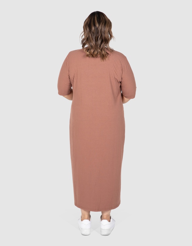Love Your Wardrobe - Inez Rib Knit Dress