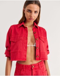 Jag - Nfw Garment Dye Crop Shirt