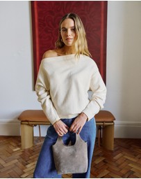 Ceres Life - Rani Off Shoulder Knit