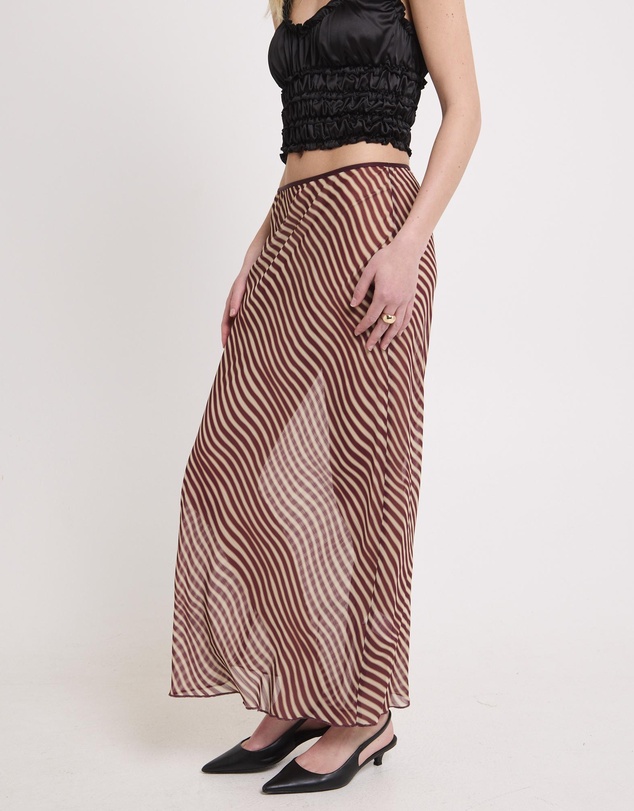 Alice In The Eve - Celly Sheer Maxi Skirt