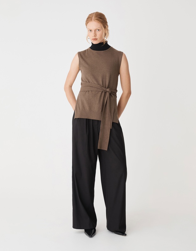 Forcast - Nora Sleeveless Tie Waist Knit