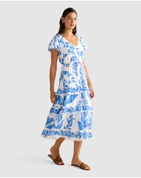 Forever New - Iris Tiered Ruffle Midi Dress