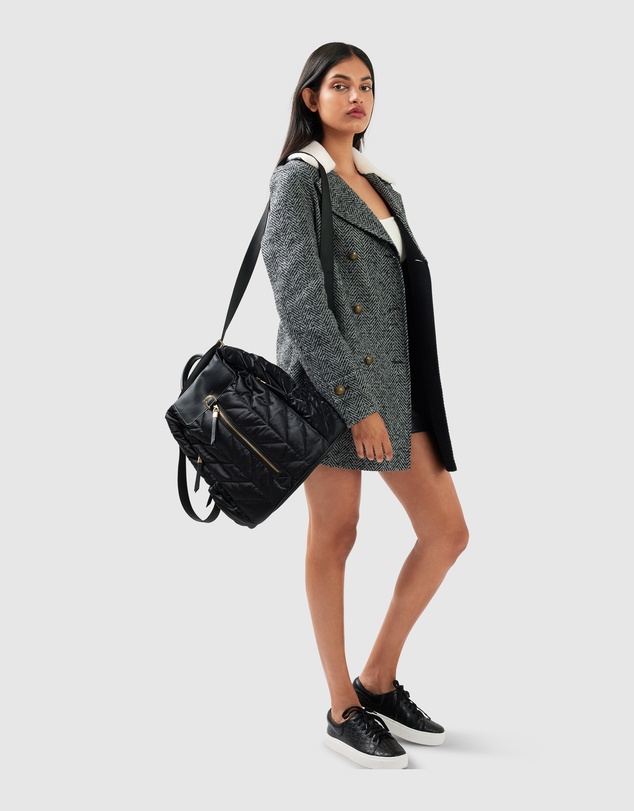 Belle & Bloom - Liberty Sherpa Collar Wool Blend Coat