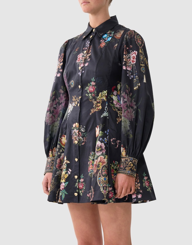 Camilla - Short Button Front Shirt Dress