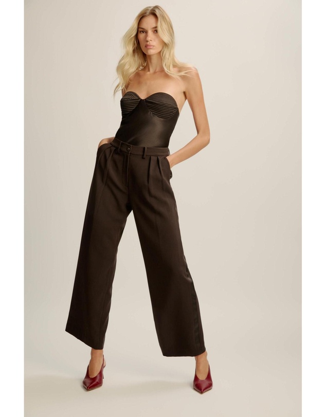 Bardot - Sloane Satin Detail Pant