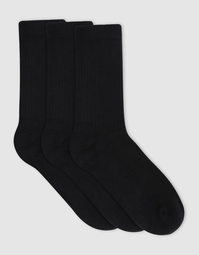 Ambra - Ambra Men's Active High Ankle Sock 3 Pair Pack