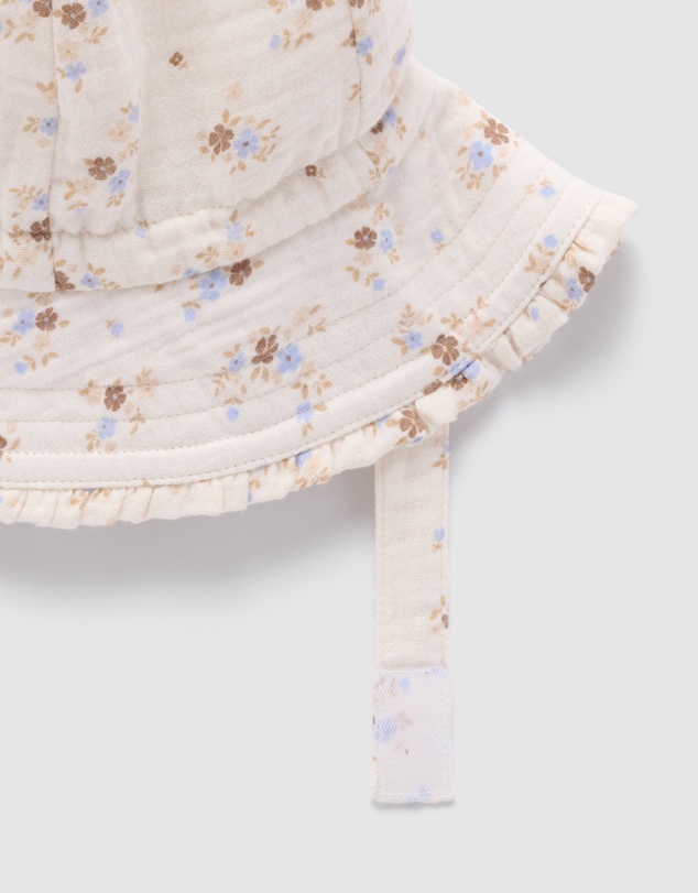 Purebaby - Ruffle Sunhat-Kids-Babies