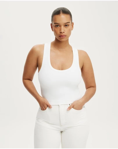Cotton On - Hold Me Scoop Neck Racerback Tank