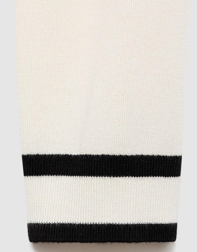 M.N.G - Cardigan With Contrasting Stripes