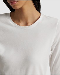Polo Ralph Lauren - Club Cotton Long Sleeve Crew Neck Sleep T-Shirt