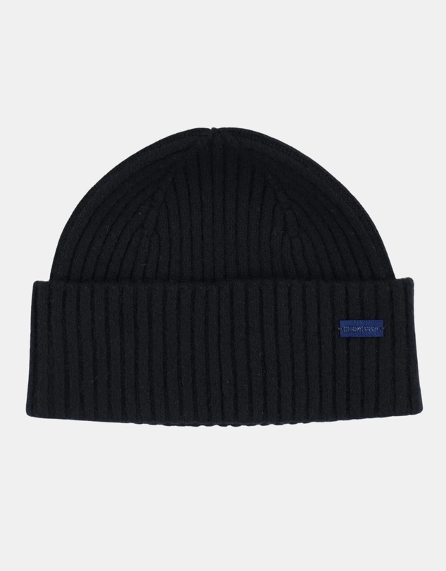 Henry Bucks - HENRY BUCKS Merino Wool Beanie BLACK