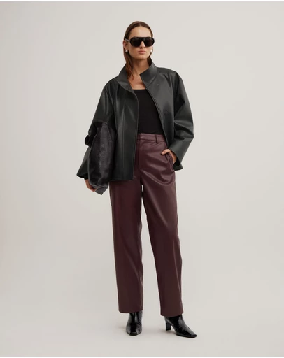 Witchery - Pu Barrel Trousers