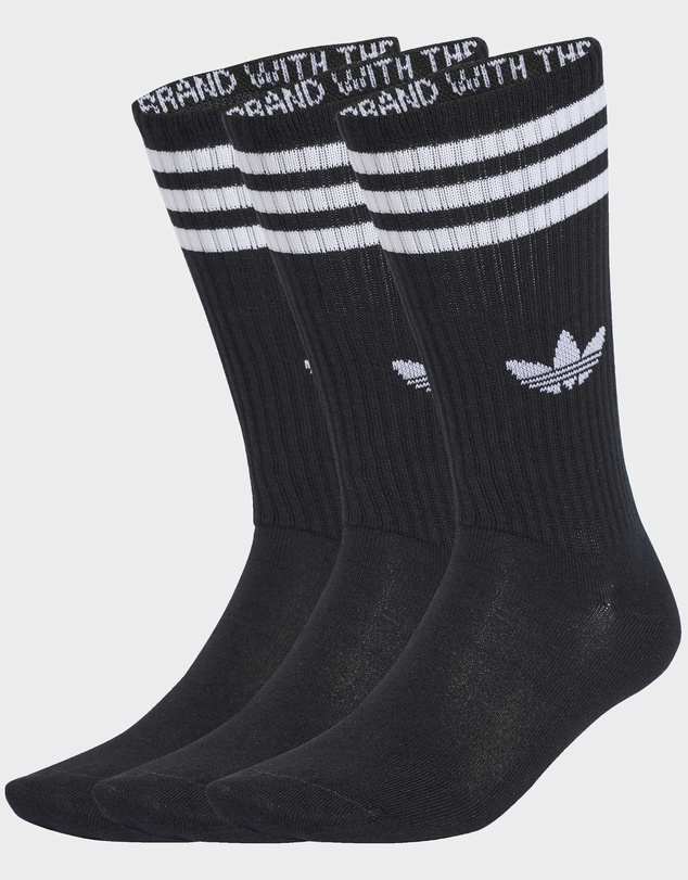 adidas Originals - 3-Stripes High Crew Socks 3 Pairs Unisex