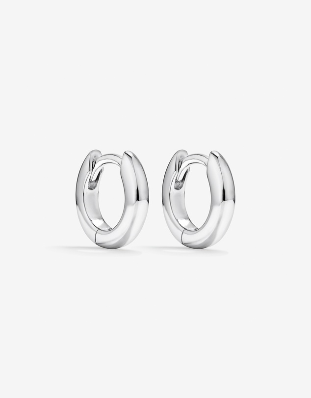 Michael Hill - 11mm Huggie Earrings in Sterling Silver