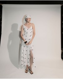 Lover - May Asymmetric Polka Dot Dress