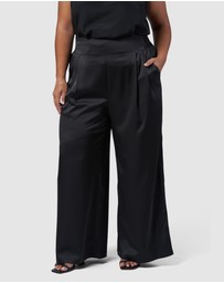 Pink Dusk by Curve Project - Last Time Satin Pants