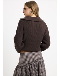 Subtitled - Ellie Double End Zip Longline Cardigan