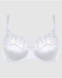 Naturana - Embroidered Underwired Balconette Bra