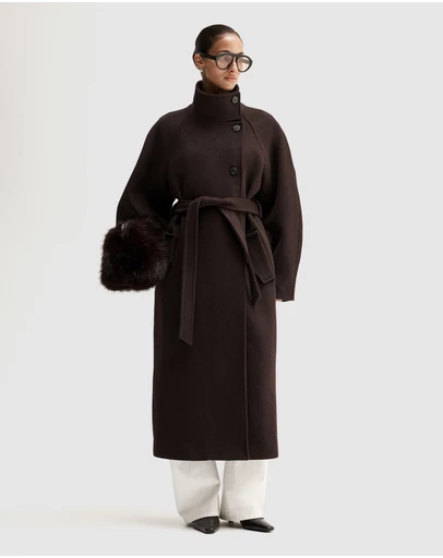 Elka Collective - Angelica Wool-Blend Coat