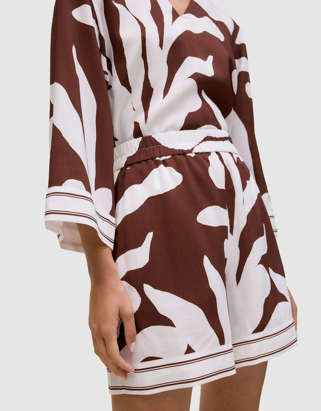 Trenery - Wakame Border Stripe Relaxed Short