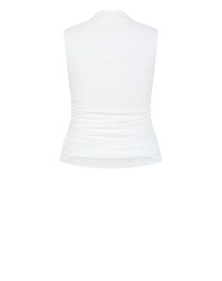 City Chic - Plus size Milly Tank - ivory