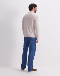 Sportscraft - Merino Quarter Zip Knit
