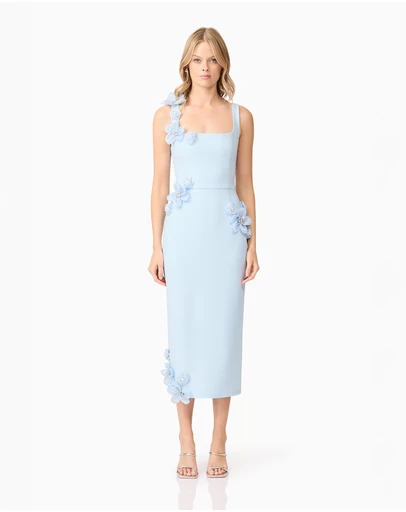 Elliatt - Chantelle Midi Dress in Blue