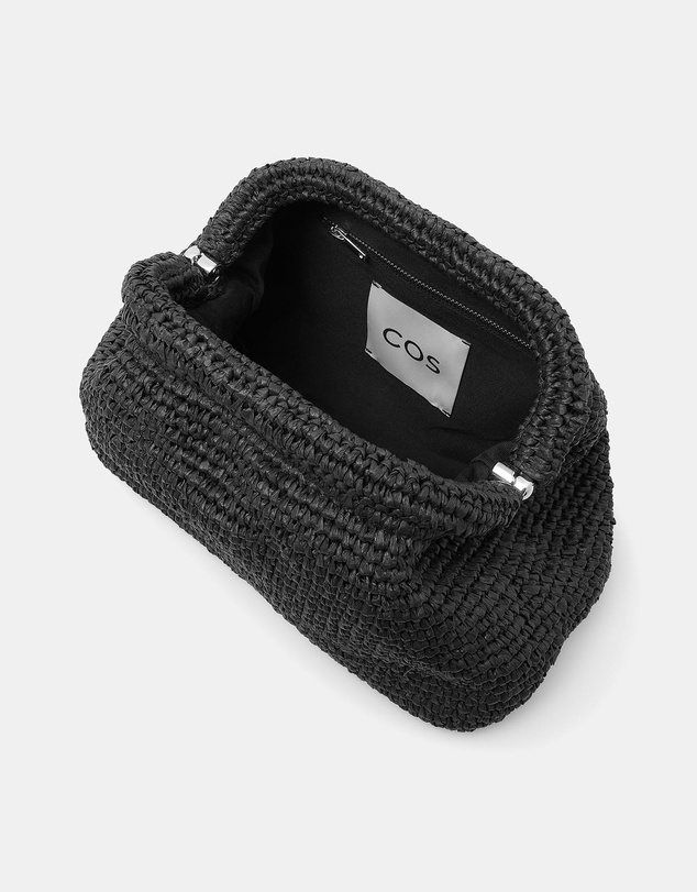 COS - PIRIPIRI Raffia Clutch