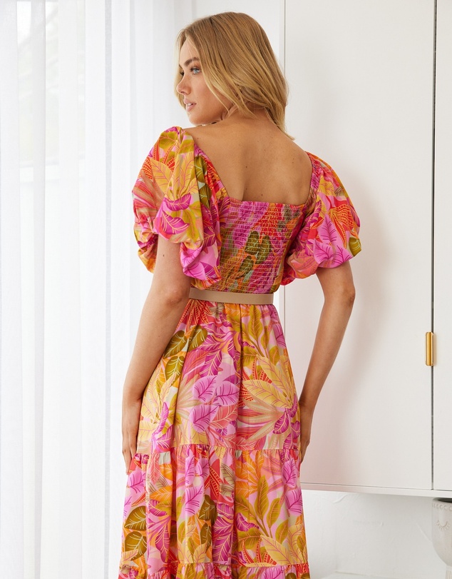 Esther & Co - Axelle Dress - Sunset Print