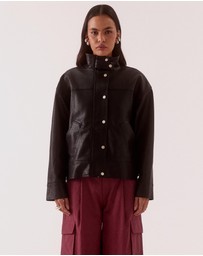SOVERE - Verin Faux Leather Jacket