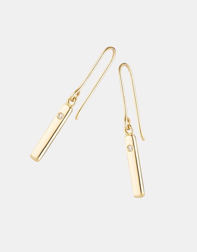 Luna Rae - Solid Gold - Amore Diamond Earrings