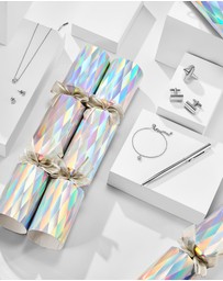 Mestige - Holographic Prism Luxury Christmas Crackers – 6 Pack