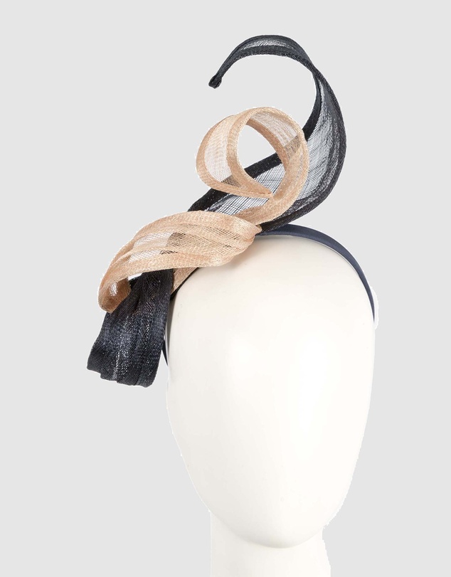 Max Alexander - Sculptured Sinamay Fascinator Headband