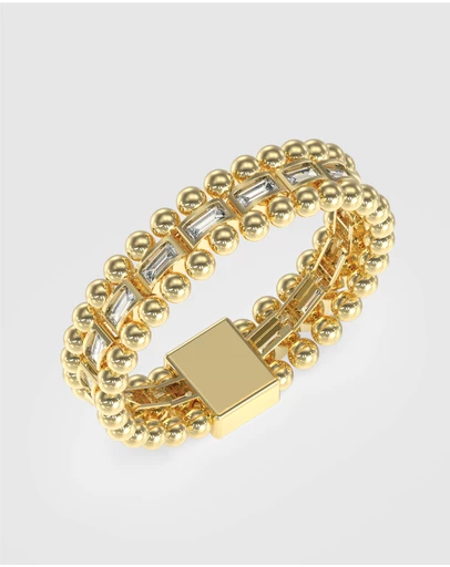 GUESS - Guess Golden Globes Baguettes Bracelet